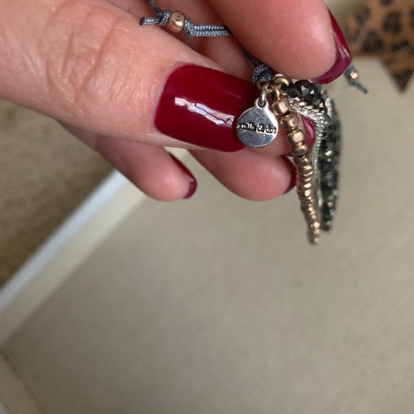 Stella and Dot bracelet multi color draw string - Picture 4 of 4